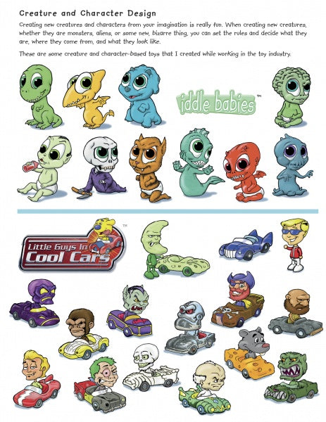 monsters vs aliens art book Creatures and Characters : Drawing Amazing Monsters, Aliens, and Other Weird Things!