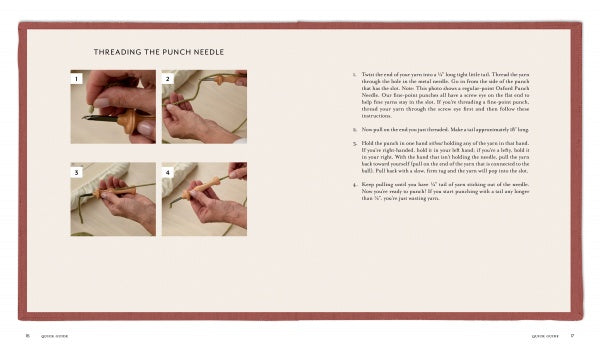 Here is a guide to the size of Oxford Punch Needles. One picture shows the  front of the loops and the other picture shows the size of loops - Punch  Hooking Rugs