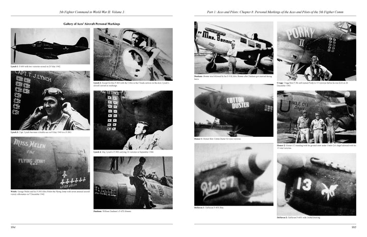 A collage of airplane images showcasing pilot training and Japanese aces, inspired by "The Fifth Fighter Command in World War II" from Schiffer Publishing, Ltd.