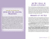 Celestial Frequencies by Schiffer Publishing, Ltd. features a two-page spread: the left page presents a foreword; the right explains the oracle cards’ purpose and intuitive guidance, all on white pages with purple text and ornate gold headings.