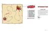 A treasure map-style graphic charts a pinball path from First Ball to Wizard Mode, with each step labeled as part of mastering Pinball by Schiffer Publishing, Ltd. An intro about the game and top pinball techniques appears on the right.