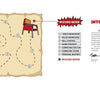 A treasure map-style graphic charts a pinball path from First Ball to Wizard Mode, with each step labeled as part of mastering Pinball by Schiffer Publishing, Ltd. An intro about the game and top pinball techniques appears on the right.