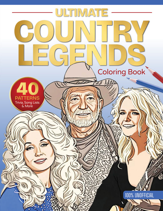 Ultimate Country Legends Coloring Book – Schifferbooks