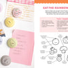 Stitching Super-Cute Food Kawaii Style by Schiffer Publishing, Ltd. shows how to make pastel felt fruit and veggie magnets with kawaii embroidery—includes instructions, materials list, and illustrations for easy beginner projects.