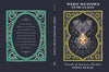 The Weird Weavings Runic Oracle by Schiffer Publishing, Ltd. features a cover with mystical, ornate Elder Futhark rune-inspired designs: a heart with key and spider web on the front, and a green frame plus poetic text on the back.