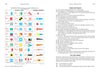 On the left is a chart of international maritime signal flags with letters, numbers, and meanings; on the right is a list of signals and flag combinations from the American Merchant Seaman's Manual, 8th Edition by Schiffer Publishing, Ltd.