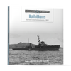 The Schiffer Publishing, Ltd. book "Kaibōkans" features a cover with a black-and-white photo of a WWII Japanese coastal defense vessel at sea, land visible in the background; by Hans Lengerer & Lars Ahlberg.