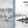Front and back cover of "Kaibōkans" by Schiffer Publishing, Ltd. feature black-and-white photos of Japanese coastal defense ships at sea during WWII Pacific combat, with smoke near an Imperial Japanese Navy vessel.