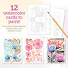 Watercolor the Easy Way Paint-Your-Own Watercolor Cards Friends