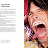 Close-up of Steven Tyler screaming with a Milk Mustache, white nail polish, and rings. This Schiffer Publishing, Ltd. ad for Milk Mustache uses the got milk? tagline to promote calcium's benefits for bone health.
