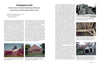 Two pages from *The Historic Dutch American Barns of New Jersey and Southern New York* by Schiffer Publishing, Ltd. showcase vernacular architecture with columns of text and photos of traditional barns, featuring both interiors and exteriors.