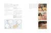 A two-page instructional spread in *Traditional Japanese Woodworking* by Schiffer Publishing, Ltd. features diagrams, assembly instructions, and step-by-step photos demonstrating Koshi-kake Ari Tsugi joinery techniques.