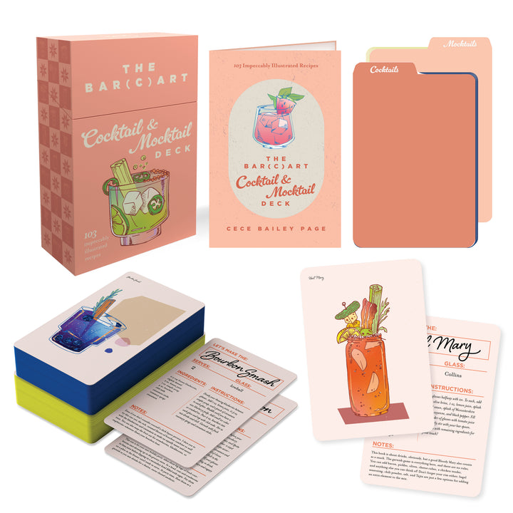The Bar Cart Cocktail & Mocktail Deck – Schifferbooks