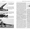 A spread from Schiffer Publishing, Ltd.’s Tupolev Tu‑144 shows three black-and-white photos of the supersonic jet with captions on the left page, and two columns of detailed text about supersonic commercial aviation on the right.