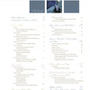 A contents page from "Creative Rims for Gourd Art" by Schiffer Publishing, Ltd. shows section titles, author names, and page numbers in ornate fonts, with images of beaded, braided jewelry, and rim-finishing gourd art at the top.
