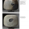 Two images of "Wood-Fired Ceramics" by Schiffer Publishing, Ltd. show an abstract ceramic sculpture with a side hole on a metal base, featuring earthy textured surfaces and glazes that highlight kiln techniques valued by ceramic artists.