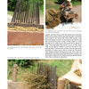 A person uses a vintage metal rippling comb to process flax stalks, as shown in close-up photos. Discover these traditional techniques in "The Big Book of Flax" from Schiffer Publishing, Ltd., a must-have for linen and antique enthusiasts.