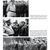 Three black-and-white photos from Knight's Cross Profiles Vol.1 (Schiffer Publishing, Ltd.) show Nazi military officers and Luftwaffe pilots, including Hermann Göring, in uniform with captions and names at the page’s top and bottom.