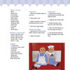 Creating Decorative Chairs for Children" by Schiffer Publishing, Ltd. includes supply lists, paint colors, brush types, and step-by-step instructions to paint Raggedy Ann and Andy dolls—ideal for DIY kids’ room decor. Finished chair image included.