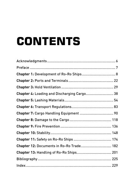 Ro-Ro Handbook – Schifferbooks