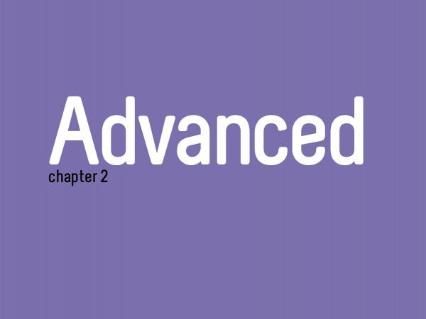 Maido" by Schiffer Publishing, Ltd.: The text “Advanced chapter 2” appears in white on a purple background, reflecting the refined elegance of Japanese culture and gestures.