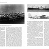 A two-page spread from "United States Navy and Marine Corps Aviation Squadron Lineage, Insignia, and History" (Schiffer Publishing, Ltd.) displays three black-and-white photos—an aircraft carrier, a cargo ship, and a WWII plane—plus detailed aviation history text.