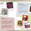 A magazine spread showcases crafting essentials—fabric, linen, handles, straps, trims, buttons, and fasteners—each with tips. Ideal for fans of Bags for Fashionistas by Schiffer Publishing, Ltd., or anyone seeking new handbag DIY ideas.