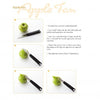 Discover how to create an apple fan with step-by-step images from "Garnish and Decorating Made Easy" by Schiffer Publishing, Ltd.—slice and arrange a green apple for stunning plate decorations at your next buffet.