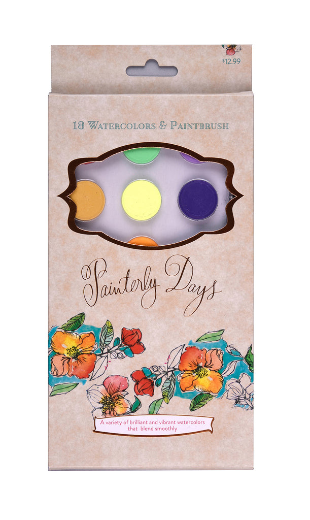 Painterly Days - 18 Watercolors