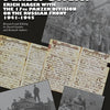 Book cover for The War Diaries of a Panzer Soldier by Schiffer Publishing, Ltd., with black-and-white photos of the 17th Panzer Division on the Russian Front, handwritten diary overlays, and bold white and yellow title text.